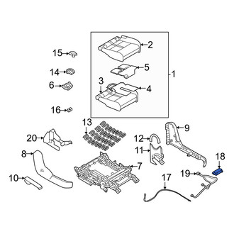 Mazda OE - Center Right Power Seat Control Module