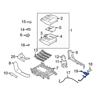 Mazda OE - Center Right Power Seat Wiring Harness