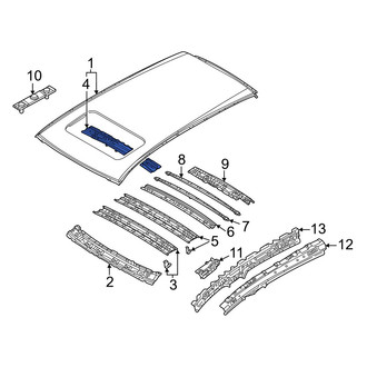 Mazda OE - Center Roof Panel Reinforcement