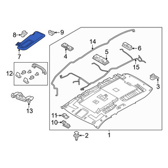 Mazda OE - Left Sun Visor