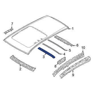 Mazda OE - Center Roof Bow