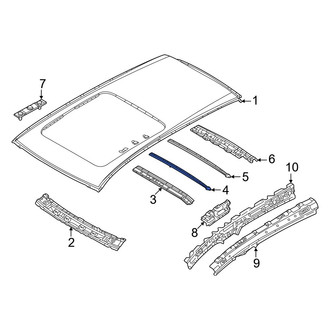 Mazda OE - Center Roof Bow