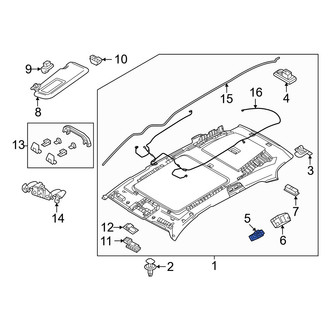 Mazda OE - Left Dome Light