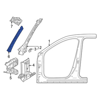 Mazda OE - Left Upper Inner Body A-Pillar