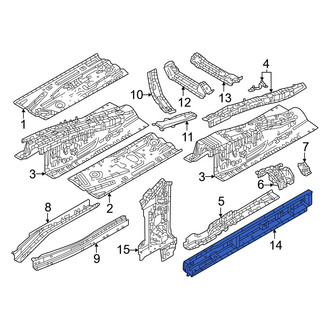 Mazda OE - Left Inner Rocker Panel