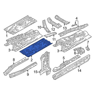 Mazda OE - Front Left Floor Pan