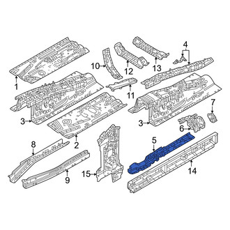 Mazda OE - Front Left Floor Pan Reinforcement