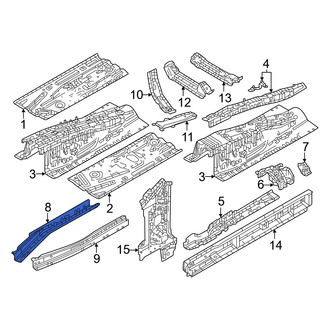 Mazda OE - Front Right Floor Side Rail