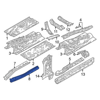 Mazda OE - Front Left Floor Side Rail