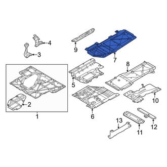 Mazda OE - Floor Pan Splash Shield