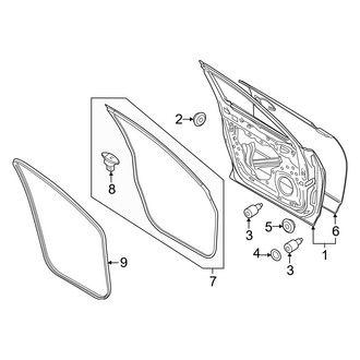 Mazda OE - Front Door - Door & Components