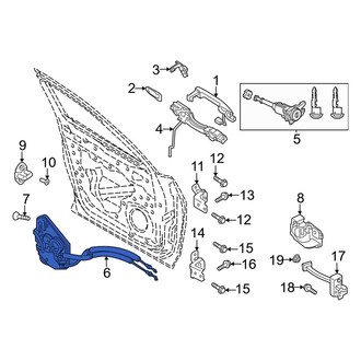 Mazda OE - Front Left Door Latch Assembly