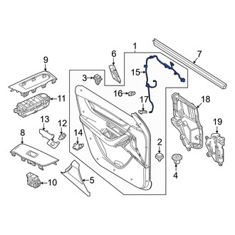 Mazda OE - Front Door Wiring Harness