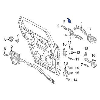 Mazda OE - Rear Right Exterior Door Handle Cover