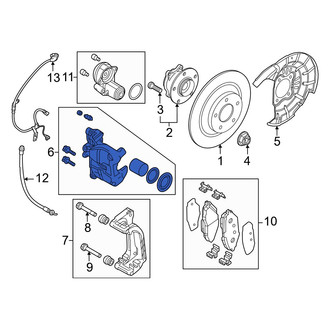 Mazda OE - Rear Left Disc Brake Caliper