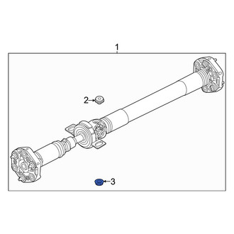Mazda OE - Lower Drive Shaft Washer