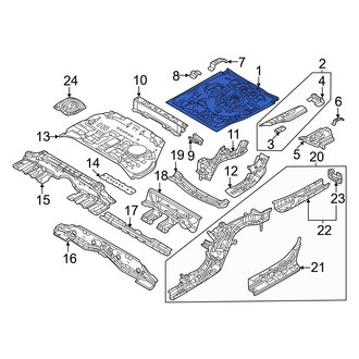 Mazda OE - Rear Rearward Floor Pan