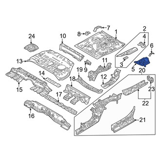 Mazda OE - Rear Left Floor Extension