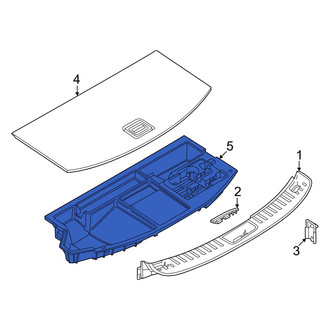 Mazda OE - Rear Trunk Floor Storage Box
