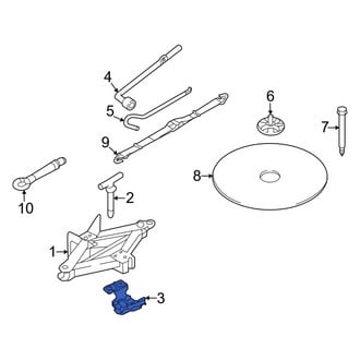 Mazda OE - Floor Jack Bracket