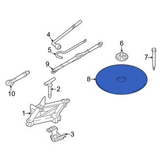 Mazda OE - Spare Tire Insulator