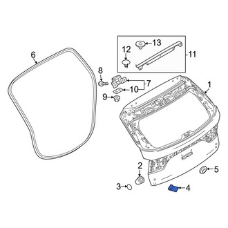 Mazda OE - Rear Liftgate Drain Plug