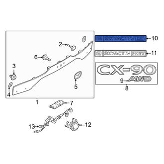 Mazda OE - Rear Hatch Emblem