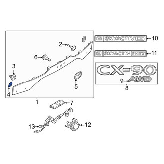 Mazda OE - Liftgate Finish Panel Insulator
