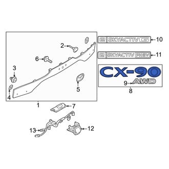Mazda OE - Rear Hatch Emblem