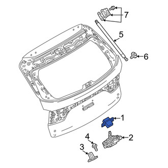 Mazda OE - Rear Liftgate Latch Release Switch