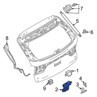 Mazda OE - Rear Liftgate Latch