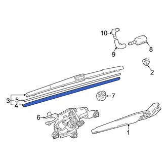 Mazda OE - Rear Wiper Blade