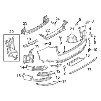 Mazda OE - Rear Tow Eye Cap