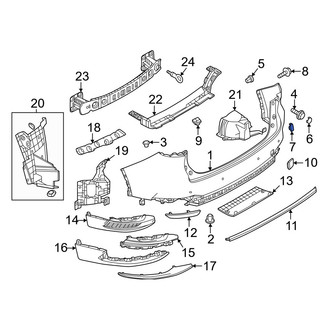 Mazda OE - Lower Bumper Cover Cap