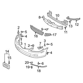 Mazda OE - Front Bumper - Bumper & Components (i / S Sedan)