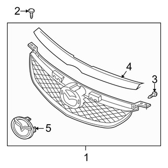 Mazda OE - Grille & Components