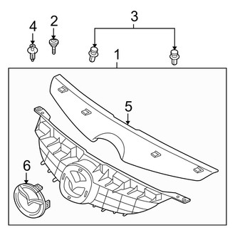 Mazda OE - Grille & Components