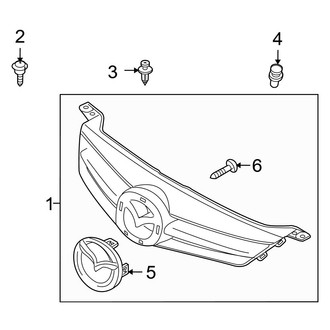 Mazda OE - Grille & Components