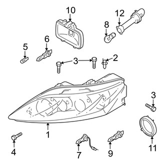 Mazda OE - Front Lamps - Combination Lamps