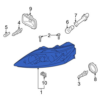 Mazda OE - Front Left Headlight