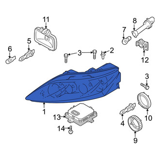 Mazda OE - Front Left Headlight