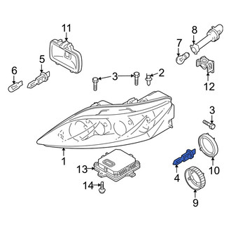 Mazda OE - Front Headlight Bulb