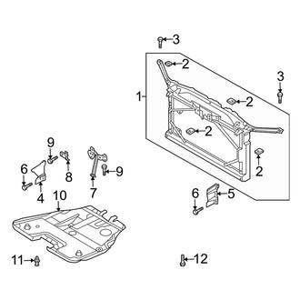 Mazda OE - Radiator Support (i / S Sedan)