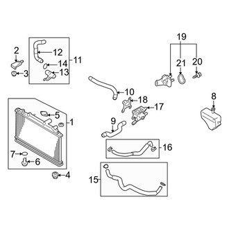 Mazda OE - Cooling - Radiator & Components