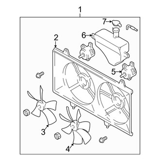 Mazda OE - Cooling Fan (2.3L)