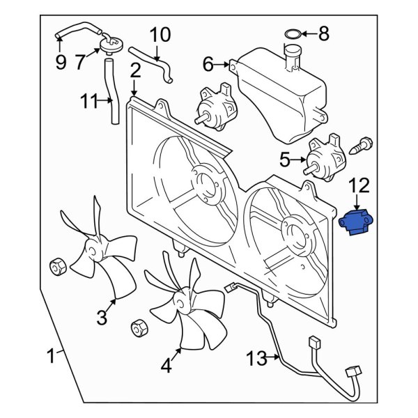 Engine Cooling Fan Resistor