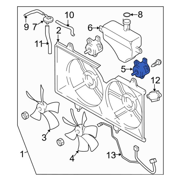 Engine Cooling Fan Motor