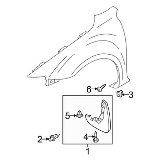 Mazda OE - Fender - Exterior Trim (i / S Sedan)