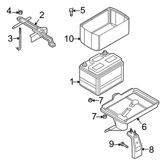 Mazda OE - Electrical - Battery (i / S Sedan)