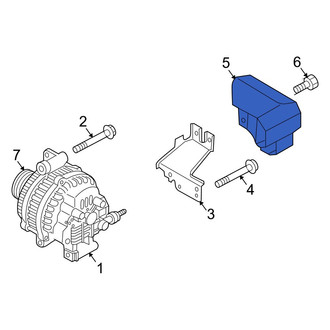 Mazda OE - Alternator Air Duct